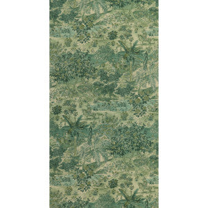 G P & J Baker Wallpaper Ramayana Emerald