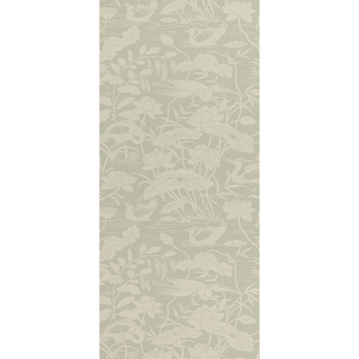 Heron & Lotus Flower Aqua by G P & J Baker Wallcovering G P & J Baker Wallcovering Heron & Lotus Flower AquaWallcovering SIGNATURE II WALLPAPERS NON WOVEN - 100% United Kingdom </p><p>Repeat: H: 20.488, V: 25.216 20.488 - Fabric Carolina -