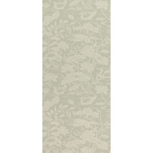 G P & J Baker Wallpaper Heron & Lotus Flower Aqua