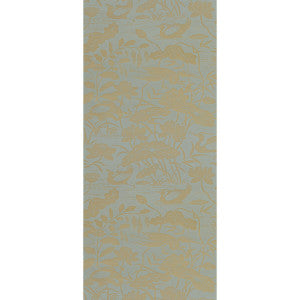 G P & J Baker Wallpaper Heron & Lotus Flower Eucalyptus