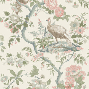 G P & J Baker Wallpaper Broughton Rose Blush