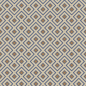 G P & J Baker Wallpaper La Fiorentina Small Indigo