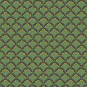 G P & J Baker Wallpaper Mount Temple Small Emerald