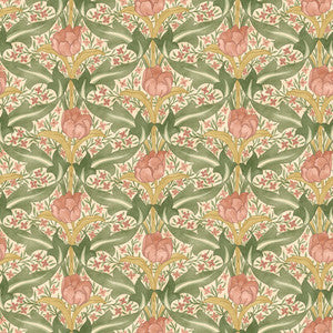 G P & J Baker Wallpaper Tulip & Jasmine Blush