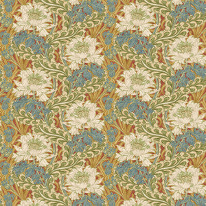 G P & J Baker Wallpaper Brantwood Red/Green