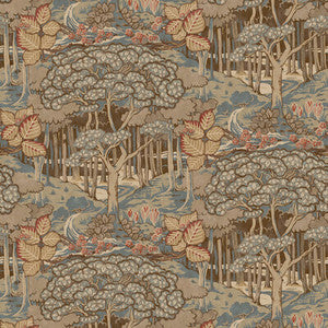 G P & J Baker Wallpaper Ruskin Teal