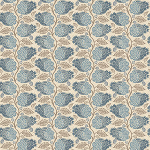 G P & J Baker Wallpaper Calcot Indigo