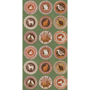 G P & J Baker Wallpaper Robina'S Dinner Party Green BW45126.3.0