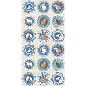 G P & J Baker Wallpaper Robina'S Dinner Party Blue BW45126.4.0