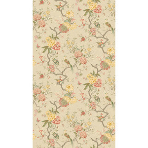 G P & J Baker Wallpaper Oriental Bird Mole BW45128.3.0