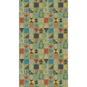 G P & J Baker Wallpaper Potato Print Green BW45139.3.0