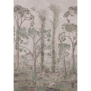 G P & J Baker Wallpaper Tall Trees Soft Green BW45141.1.0