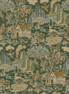 G P & J Baker Wallcovering Royal Green