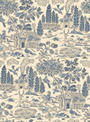 G P & J Baker Wallcovering Royal Blue