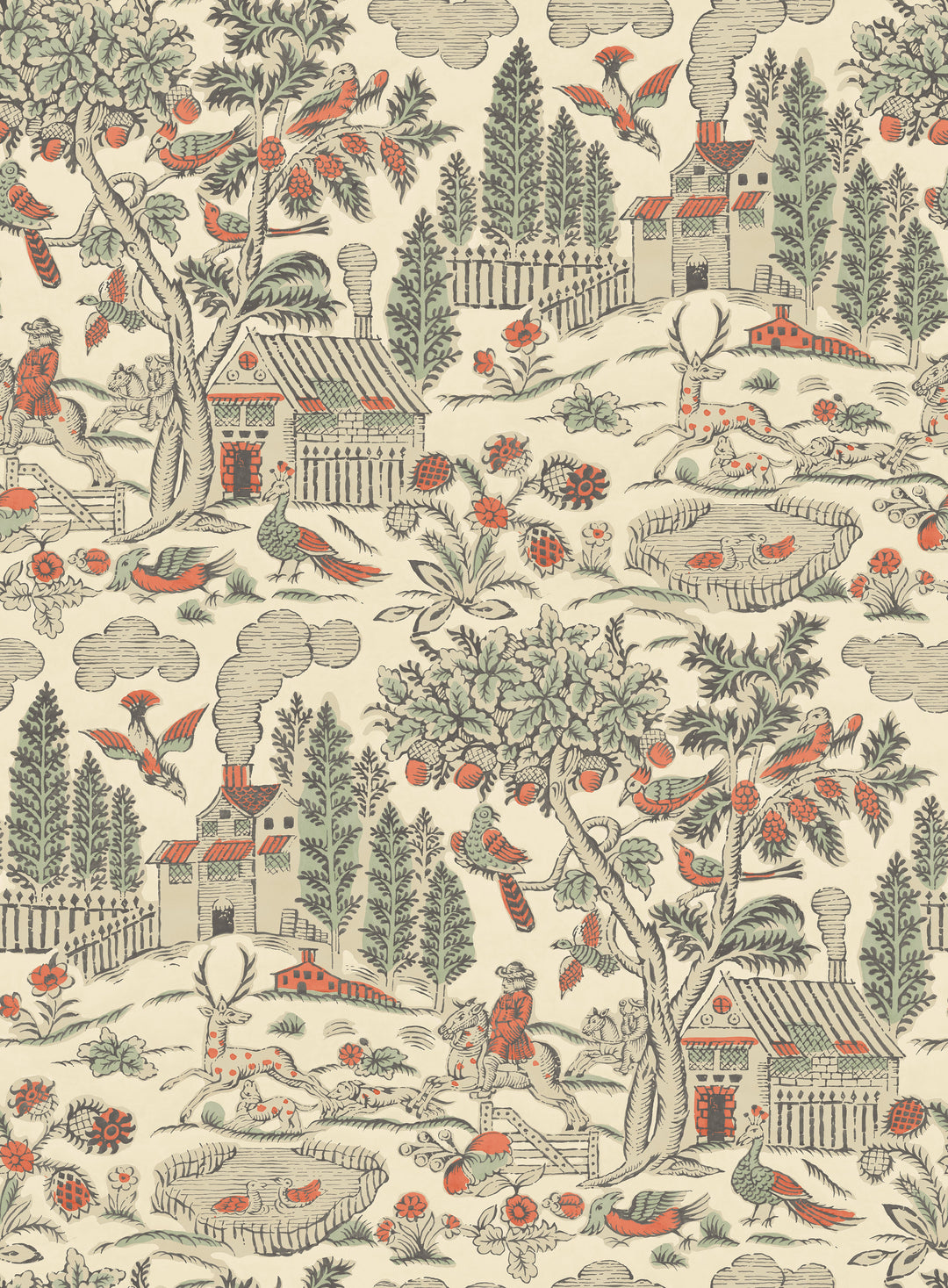 G P & J Baker Wallcovering Antique