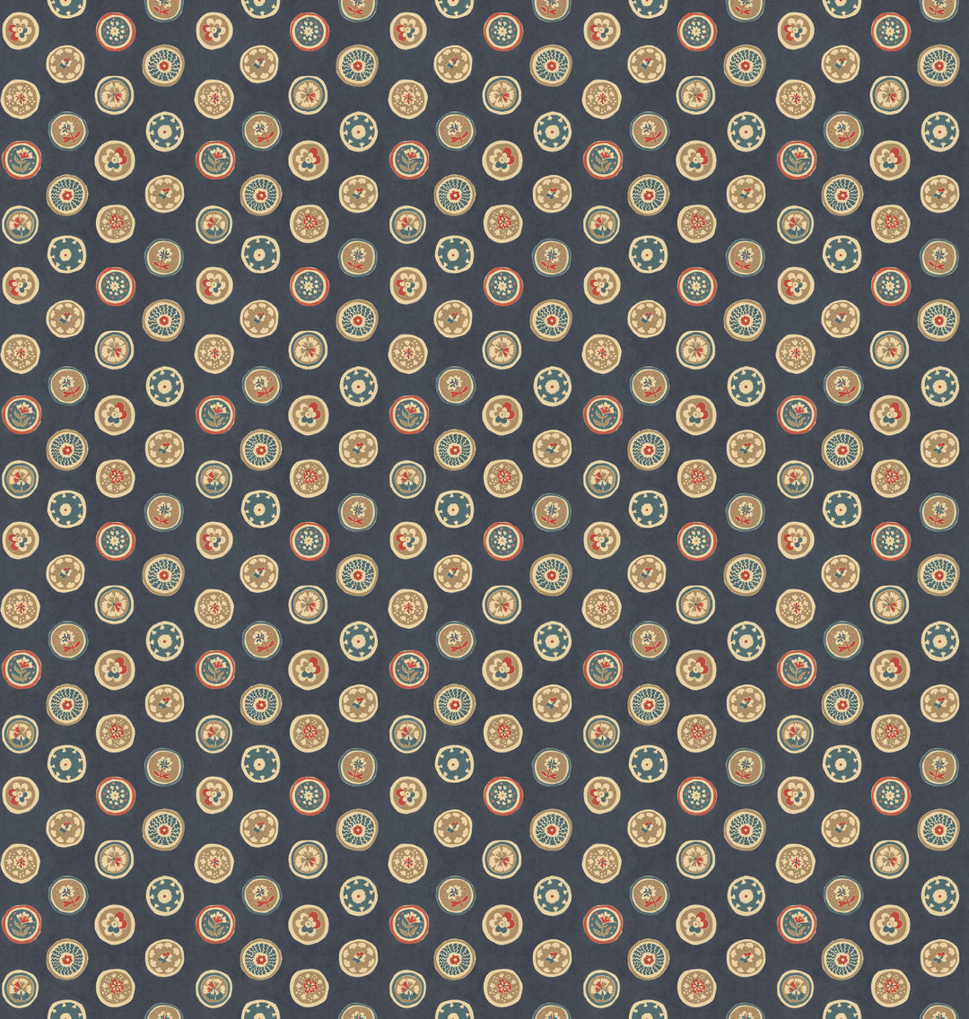 G P & J Baker Wallcovering Indigo