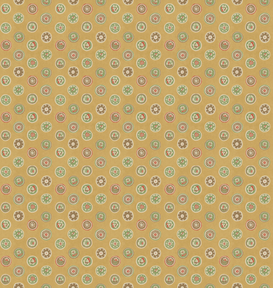 G P & J Baker Wallcovering Ochre