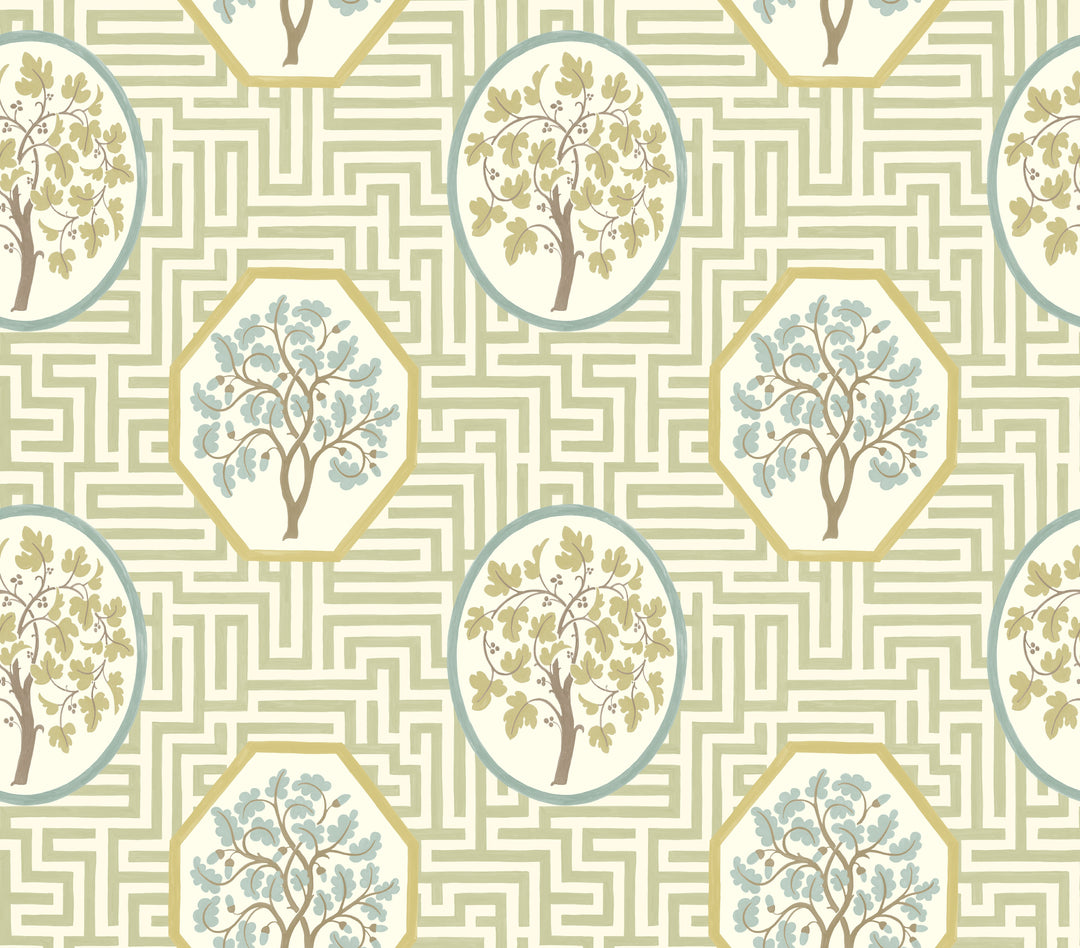 G P & J Baker Wallcovering Sage