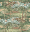 G P & J Baker Wallcovering Royal Green