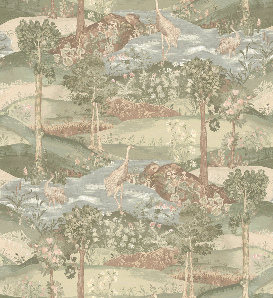 G P & J Baker Wallcovering Antique