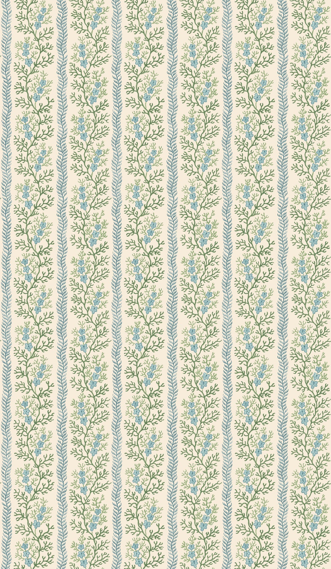 G P & J Baker Wallcovering Blue