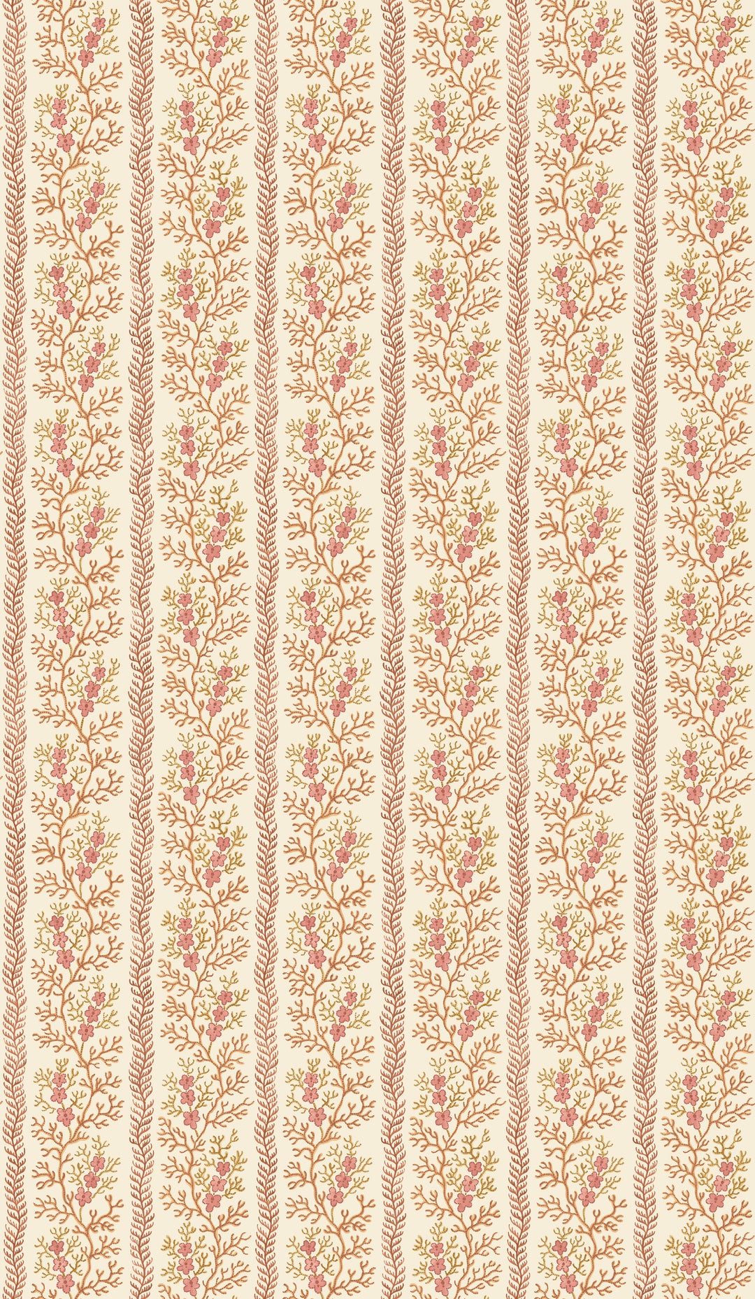 G P & J Baker Wallcovering Soft Red