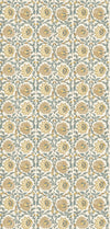 G P & J Baker Wallcovering Ochre/Teal