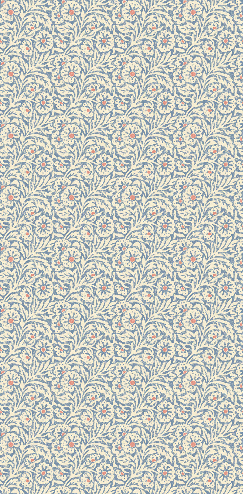 G P & J Baker Wallcovering Blue