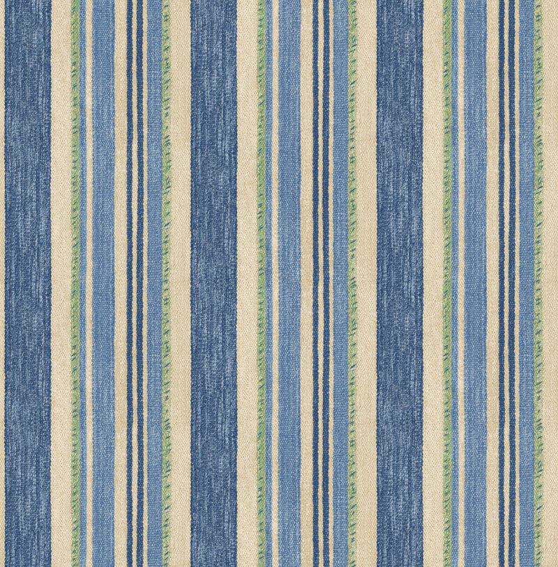 G P & J Baker Wallcovering Blue/Green