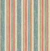G P & J Baker Wallcovering Teal/Spice