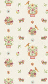 G P & J Baker Wallcovering Green