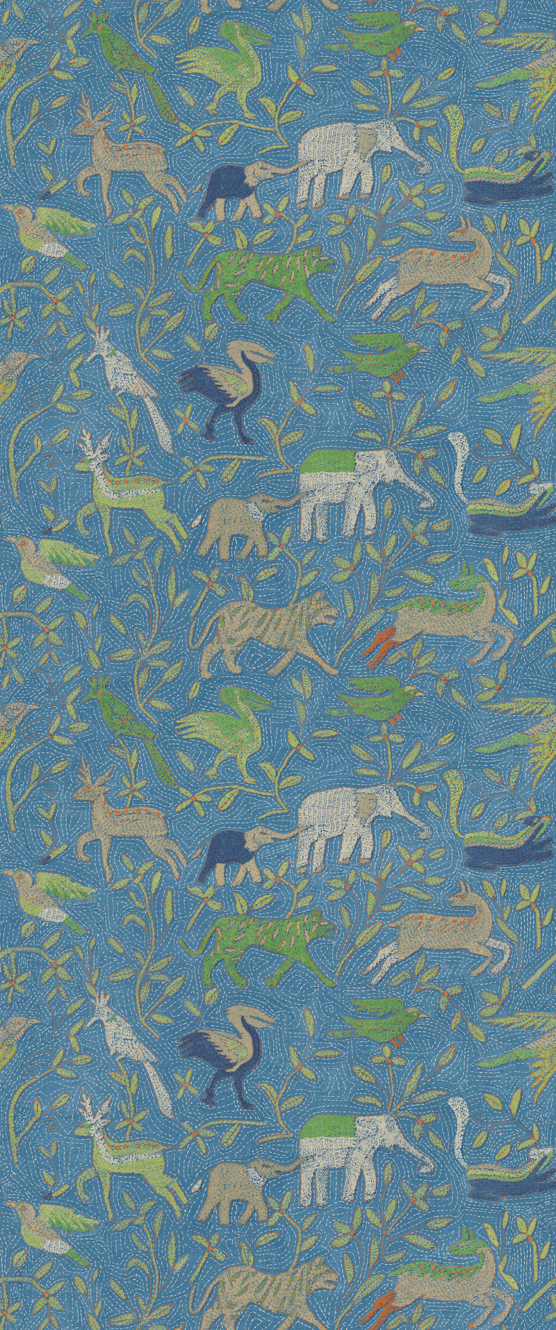 G P & J Baker Wallcovering Blue