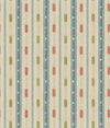 G P & J Baker Wallcovering Teal/Spice