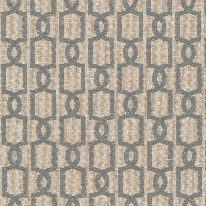 Byecroft 1 Shadow by Stout Designer Fabric RAINBOW LIBRARY ALMOND/GRANITE 67%POL 33%COT INDIA Horizontal: 3.375 and Vertical: 3.000 54 in - Swanky Fabrics -