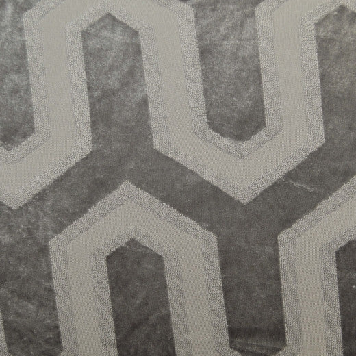 Baroque - A - Steel by Europatex Designer Fabric Baroque 100% Polyester China See Sample Horizontal: N/A and Vertical: N/A 114.00 inches  - Swanky Fabrics -