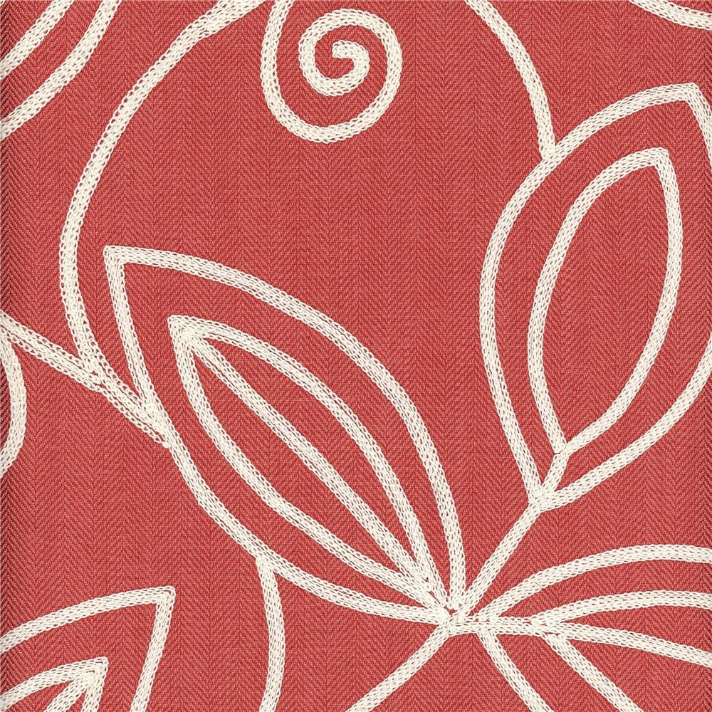 Botanique Coral by Heritage Designer Fabric - 100% Polyester USA or Imported Horizontal: and Vertical: 54" - Swanky Fabrics -