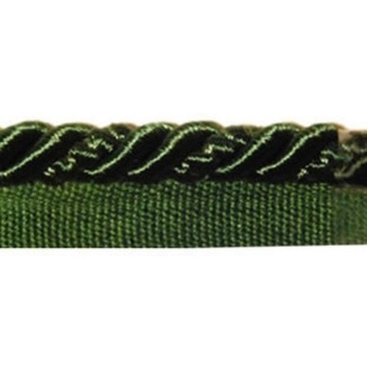 Cord 127 Hunter Green by Europatex Designer Fabric Cord 100% Polyester 0.38 inches - Swanky Fabrics -