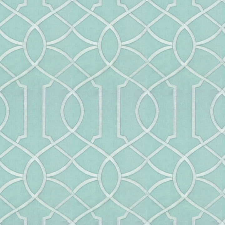 Callahan 1 Spa by Stout Designer Fabric COMFORTABLE LIVING CARIBBEAN/SEASPRAY 60%COT 40%POL %VEMB INDIA </p><p>Repeat: 9.25 52 in - Swanky Fabrics -