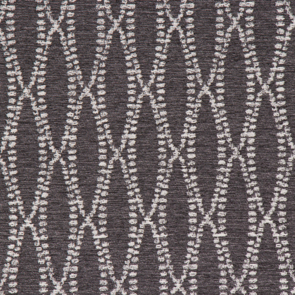 Camber Onyx by Bella-Dura Designer Fabric  100% BELLA DURA POLYOLEFIN USA 70000 H: 3.5'' V: 7.5'' 55.5''  - Swanky Fabrics -