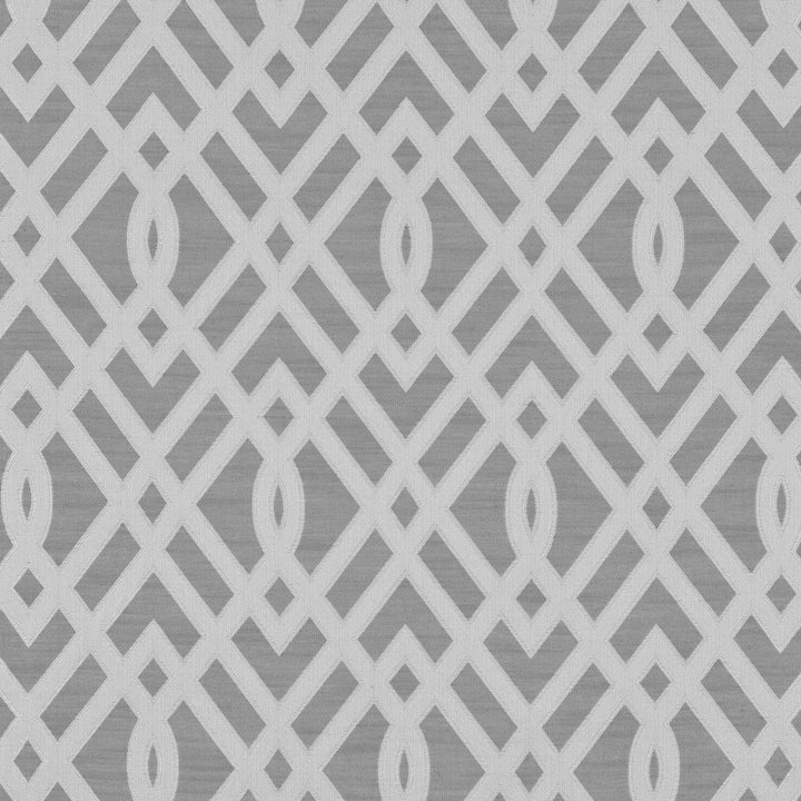Cambridge C Gray by Europatex Designer Fabric Cambridge 100% Polyester 7.5" H, 14" V 110.00 inches - Swanky Fabrics -