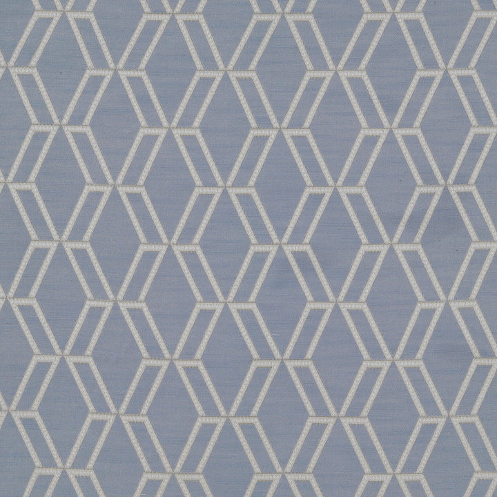 Cambridge A Blue by Europatex Designer Fabric Cambridge 100% Polyester China Horizontal: 5" and Vertical: 5" 110" - Swanky Fabrics -