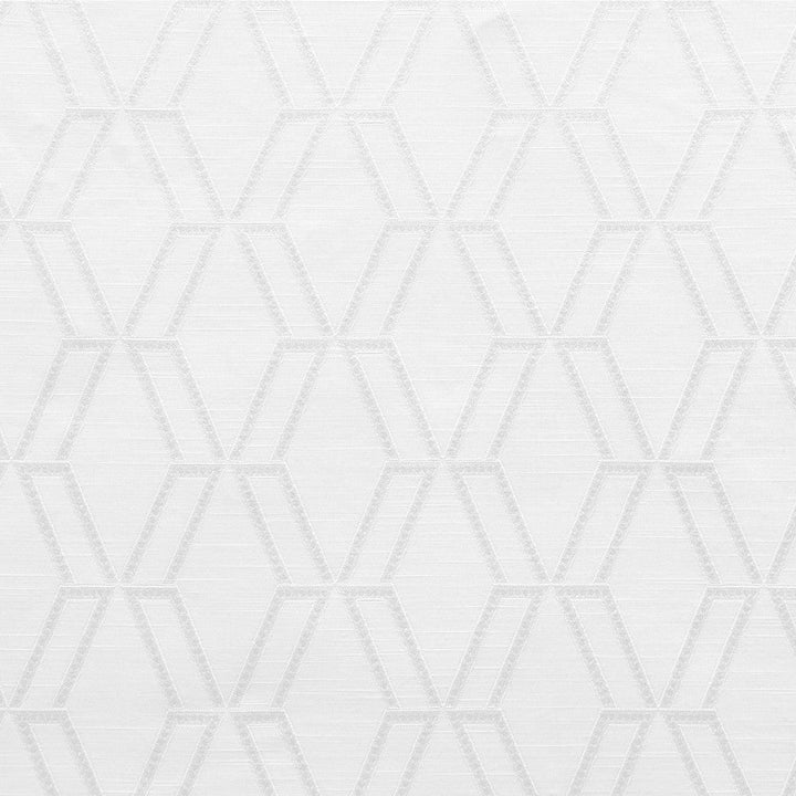 Cambridge A Pure White by Europatex Designer Fabric Cambridge 100% Polyester China Horizontal: 5" and Vertical: 5" 110" - Swanky Fabrics -