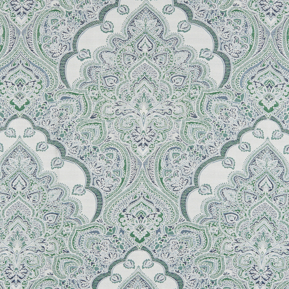 Cameo 63J7161 by JF Crypton Designer Fabric Color Concepts Crypton Home Peacock 90% Rayon, 10% Polyester United States 63000 Horizontal: 27.75 and Vertical: 30 55 - Swanky Fabrics -