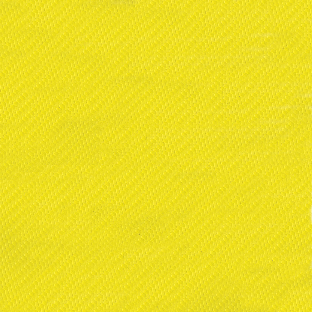 Carbon Fiber Q 400 Caution Yellow by Softside Designer Fabric 100% Polyvinyl Chloride (PVC) Taiwan 50,000 Double Rubs (Wyzenbeek) </p><p>Repeat: Horizontal: and Vertical: 54" (137 cm) - Swanky Fabrics -