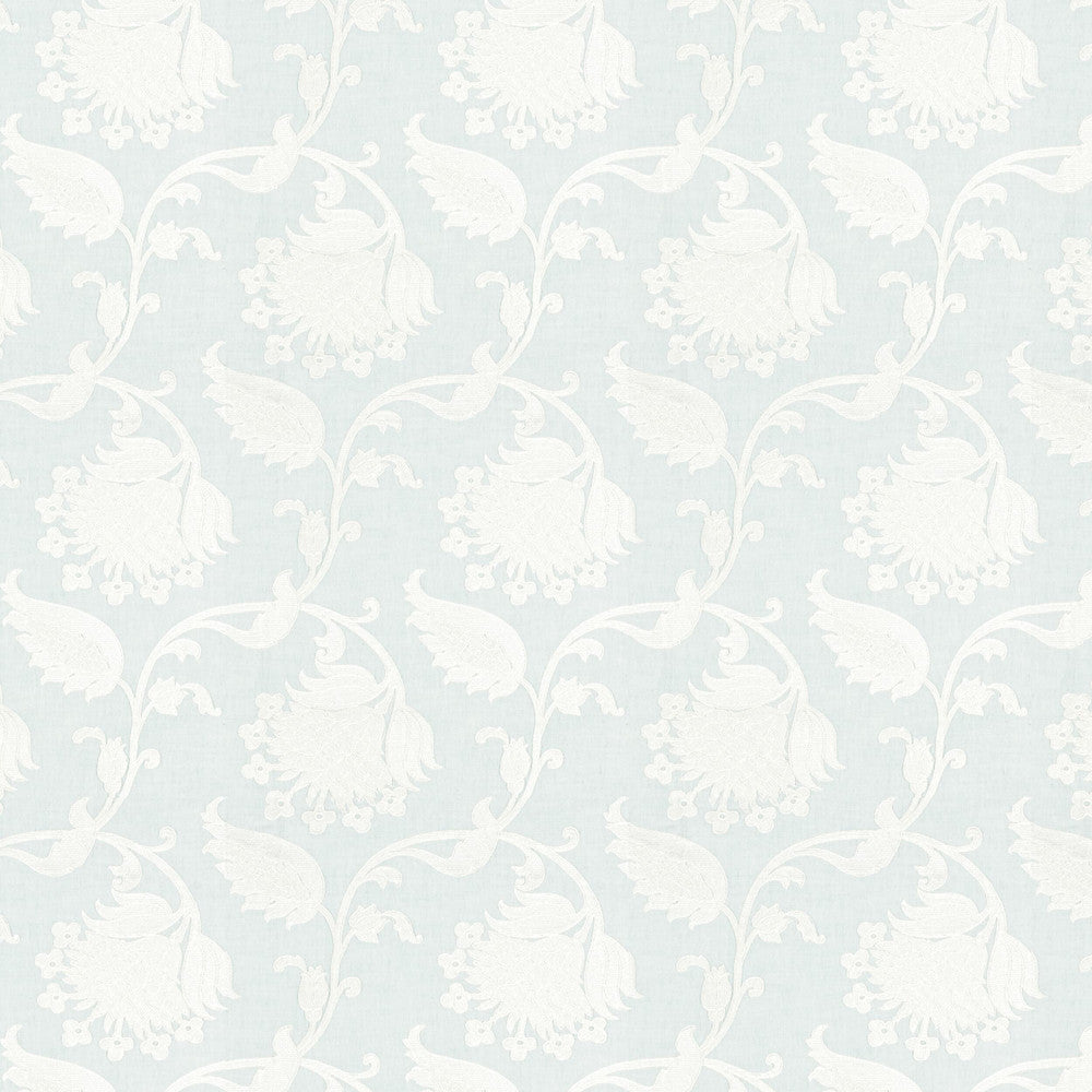 Carytown 2 Mineral by Stout Designer Fabric RAINBOW LIBRARY SPRAY/SHORELINE 100%COT %VEMB INDIA Horizontal: 13.375 and Vertical: 15.125 53 in - Swanky Fabrics -