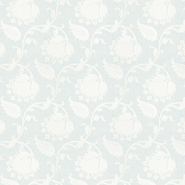 Carytown 2 Mineral by Stout Designer Fabric RAINBOW LIBRARY SPRAY/SHORELINE 100%COT %VEMB INDIA Horizontal: 13.375 and Vertical: 15.125 53 in - Swanky Fabrics -