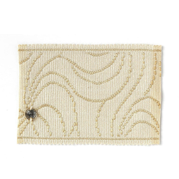 Casa 1 Sand by Stout Designer Trim BEDAZZLE TRIM 100%SVI CHINA </p><p>Repeat: 0 2.5 in - Swanky Fabrics -
