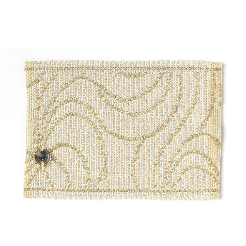 Casa 1 Sand by Stout Designer Trim BEDAZZLE TRIM 100%SVI CHINA Horizontal: 0 and Vertical: 0 2.5 in - Swanky Fabrics -