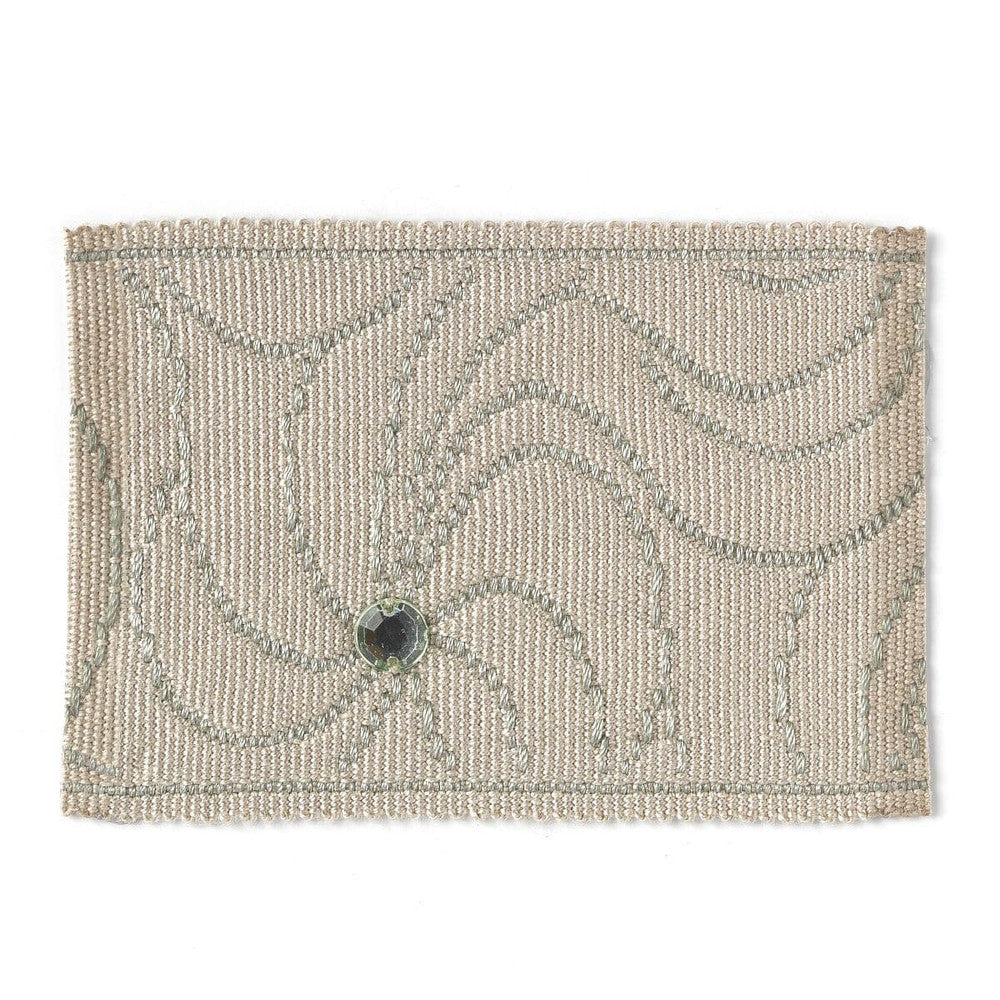 Casa 2 Seashore by Stout Designer Trim BEDAZZLE TRIM 100%SVI CHINA </p><p>Repeat: 0 2.5 in - Swanky Fabrics -