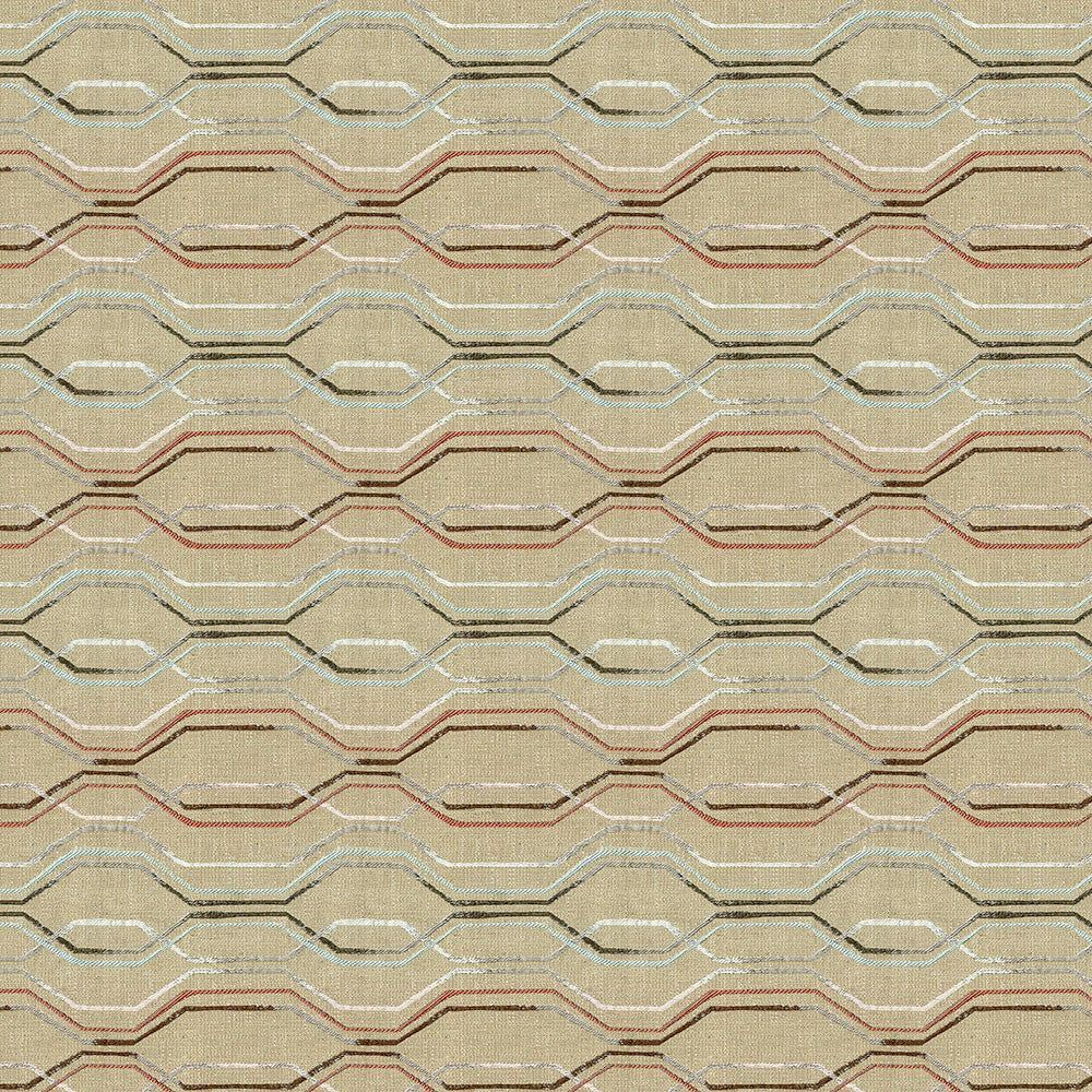 Linville 74 Clove by ABBEYSHEA Designer Fabric N/A 100% Polyester China 80,000 Double Rubs </p><p>Repeat: Horizontal: and Vertical: 57" (144 cm) - Swanky Fabrics -